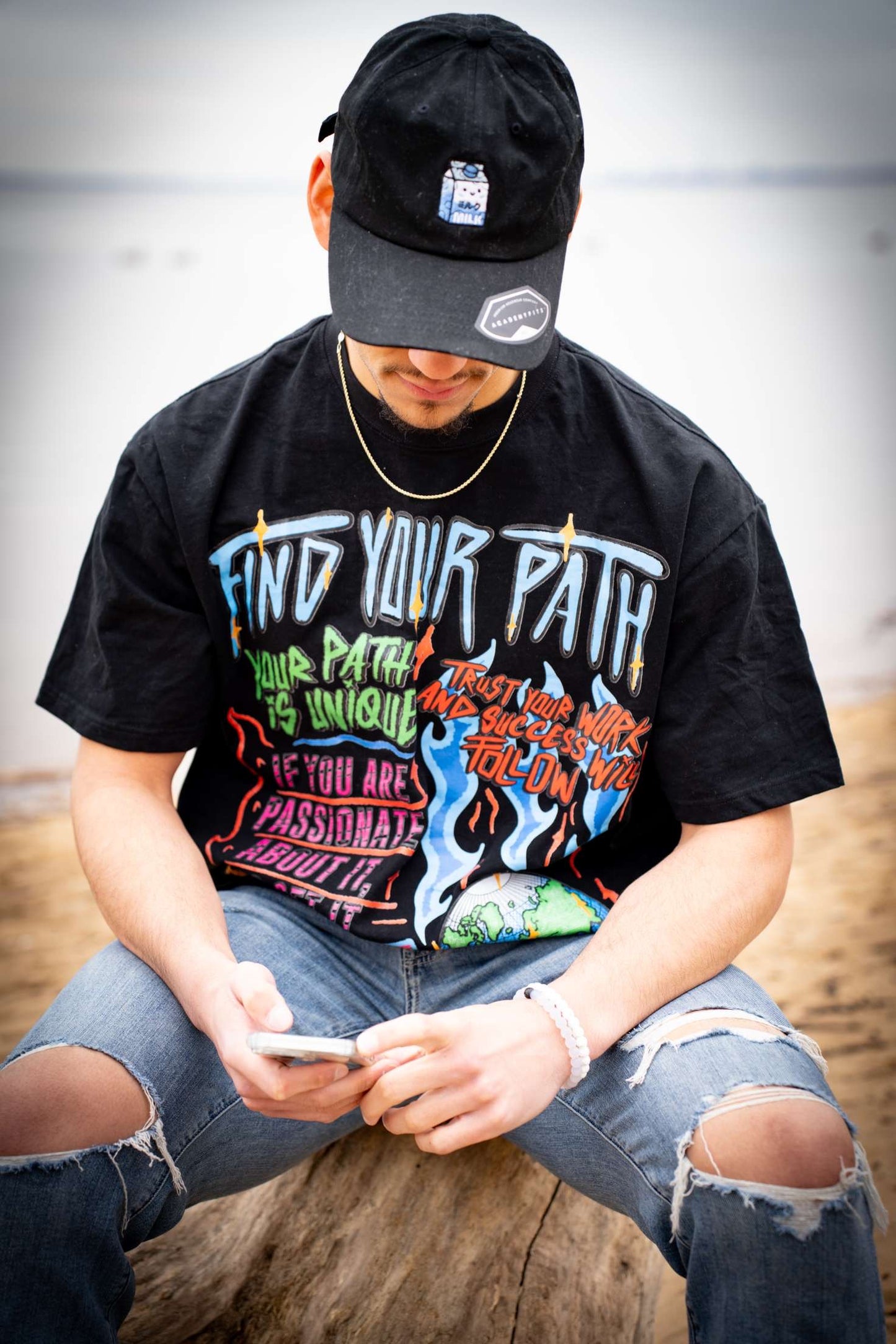 Find Your Path Oversized T-shirt