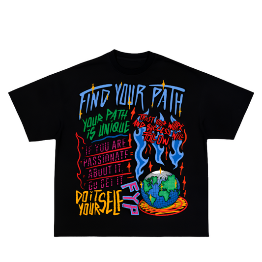 Find Your Path Oversized T-shirt