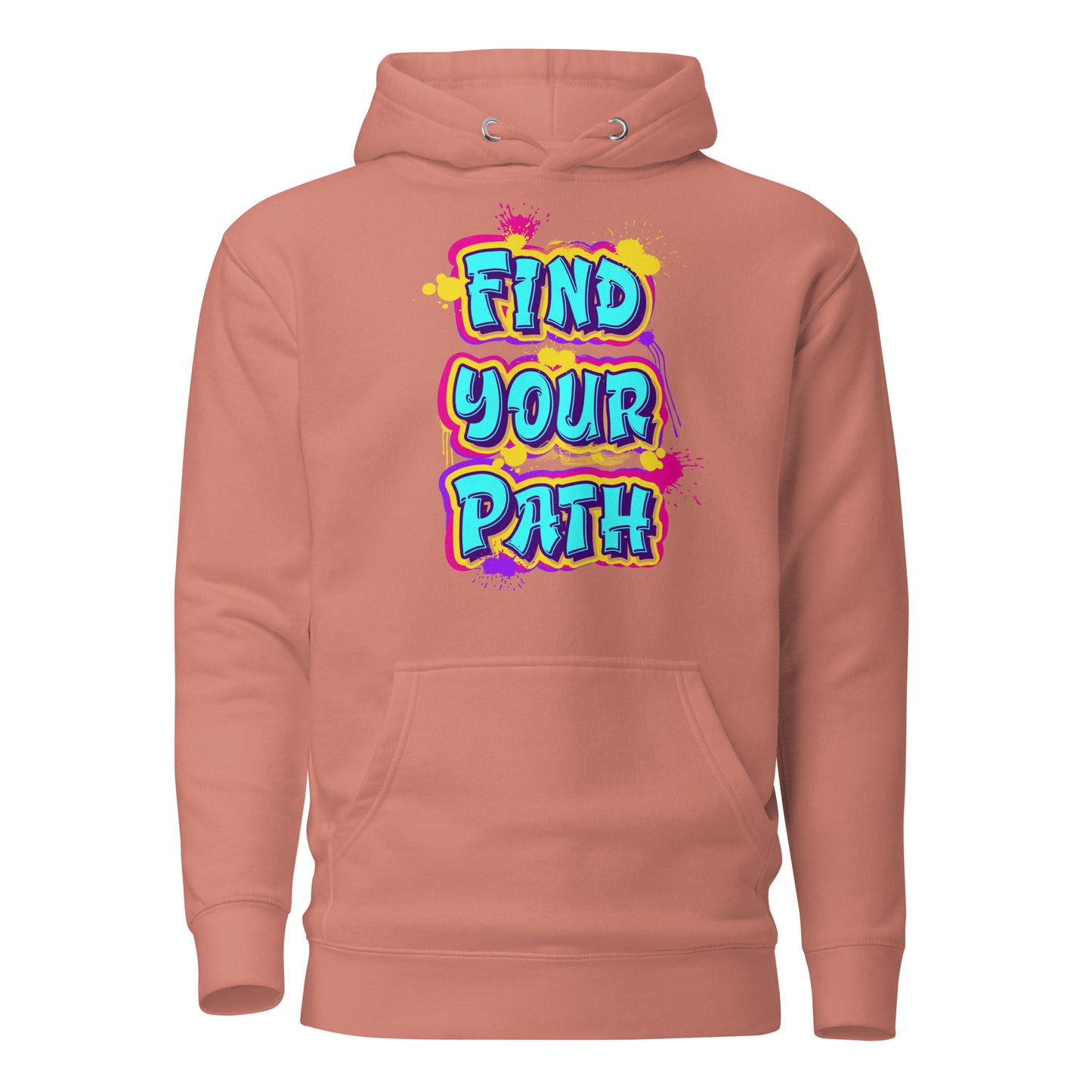 Unisex Find Your Path Graffiti Hoodie