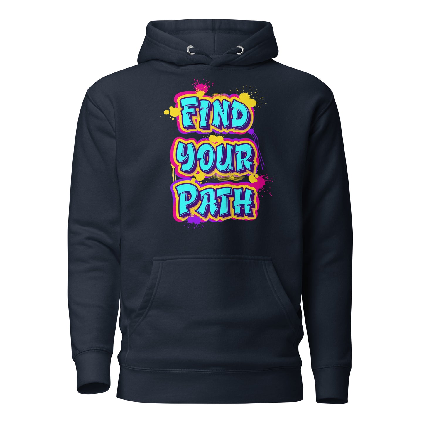 Unisex Find Your Path Graffiti Hoodie