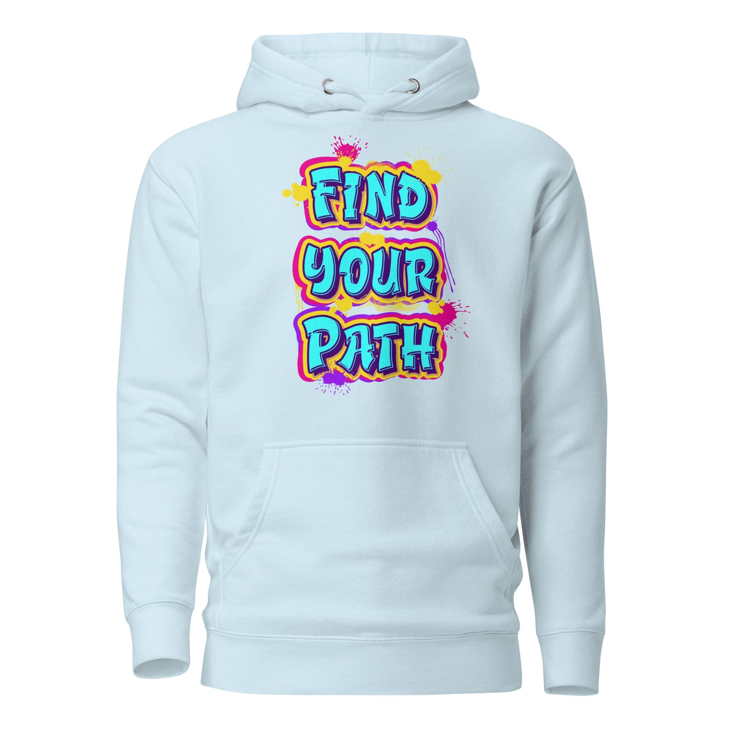 Unisex Find Your Path Graffiti Hoodie